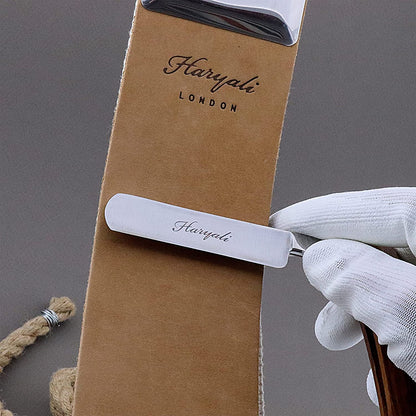 Haryali's Straight Razor Set - Wood Handle